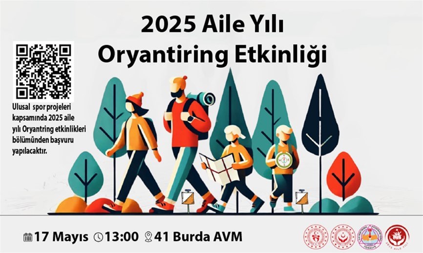 Ailelere Özel Oryantiring Etkinliği Başlıyor