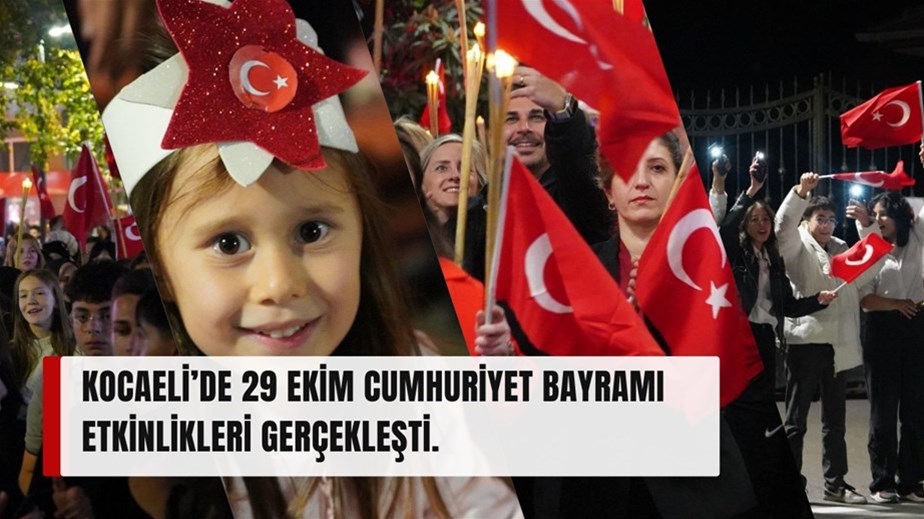 Kocaeli’de 29 Ekim Cumhuriyet Bayramı Etkinlikleri Gerçekleşti