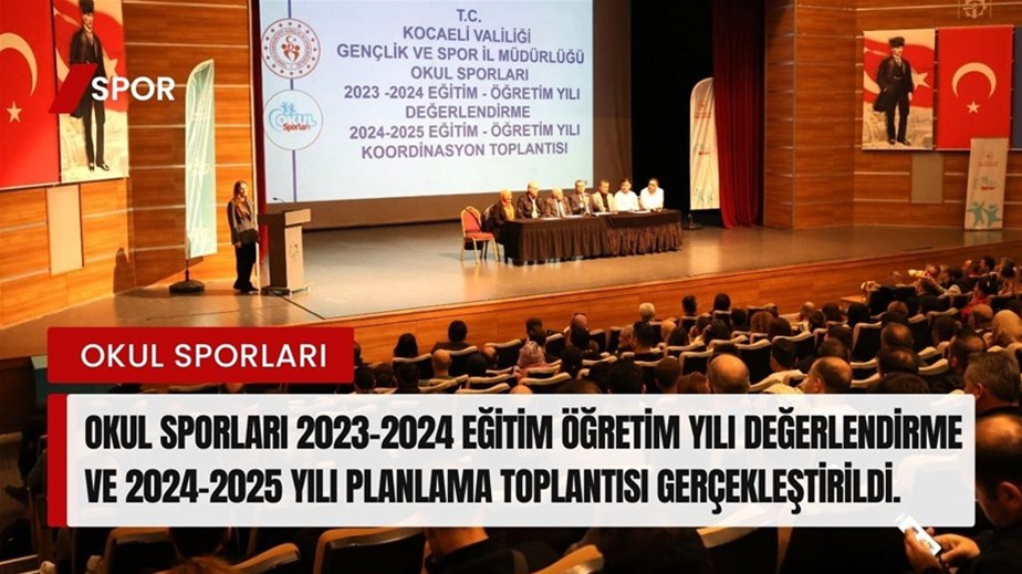 Okul Sporları 2023-2024 Eğitim Öğretim Yılı Değerlendirme 2024-2025 Yılı Planlama Toplantısını Gerçekleştirildi. 