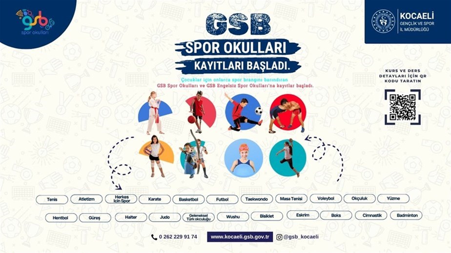 GSB Spor Okulları ile Kocaeli'nde Sporun Geleceğini Birlikte İnşa Ediyoruz