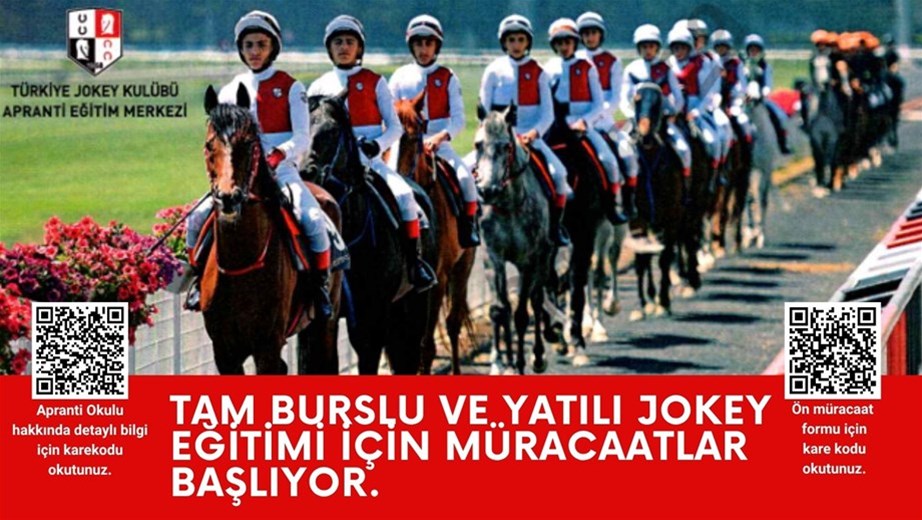 TAM BURSLU VE YATILI JOKEY EĞİTİMİ İÇİN MÜRACAATLAR BAŞLIYOR.