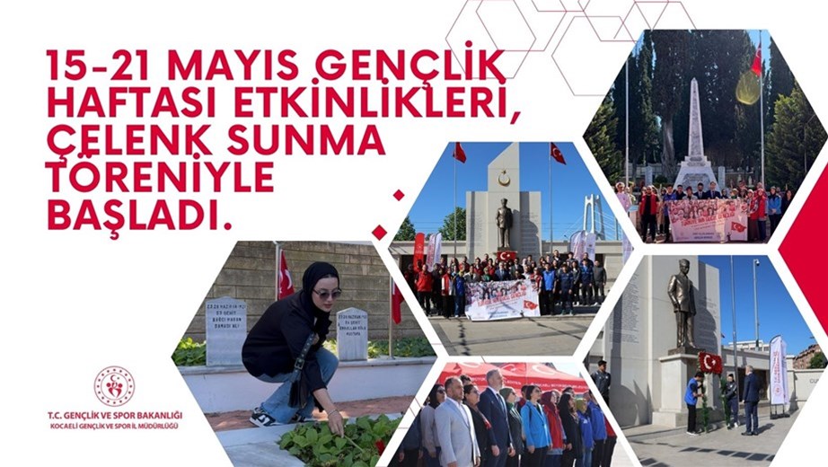 15-21 Mayıs Gençlik Haftası etkinlikleri,  çelenk sunma töreniyle başladı.✨