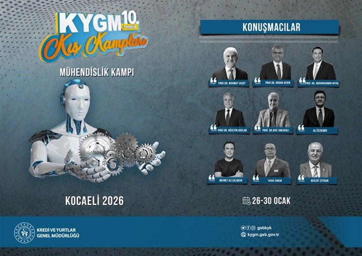 10. Tematik Kış Kampları Kapsamında Mühendislik Kampı Kocaeli’de Düzenleniyor