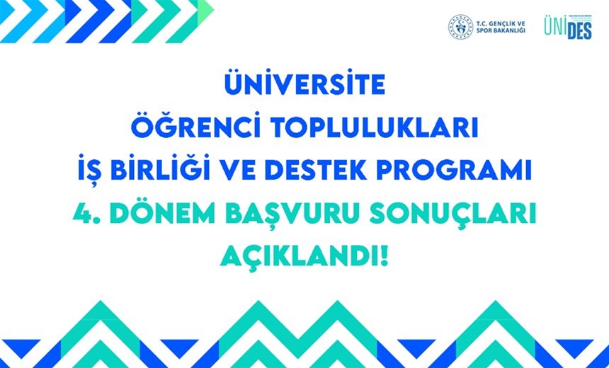 ÜNİDES 4. Dönem Başvuru Sonuçları Açıklandı!
